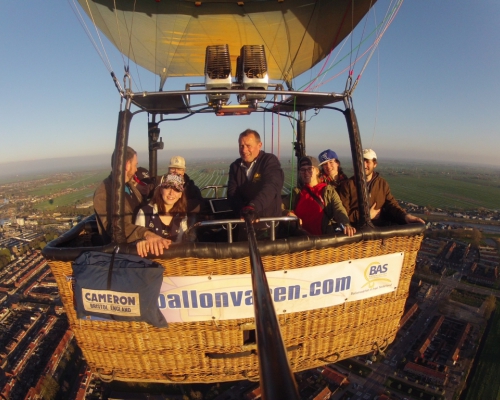 Prive ballonvaart vanaf Waddinxveen met BAS Ballon